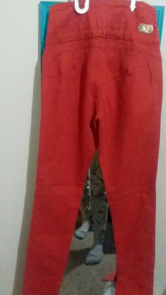 Burnt orang American Quality jean pants. - Picture 2 of 5